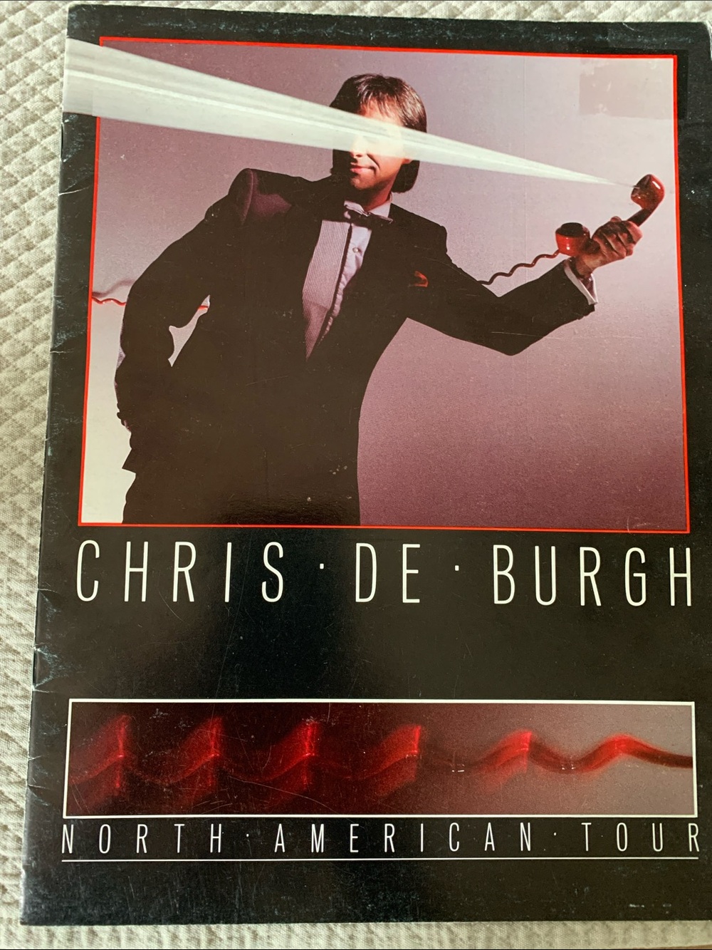 Vintage Chris De Burgh Tour Program  1984